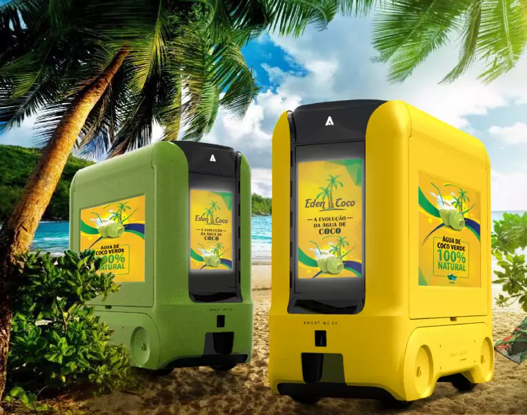 Smartmoov quiosque agua de coco