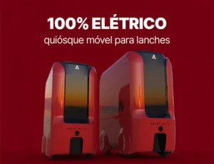 Quiosque móvel para lanches 100% elétrico